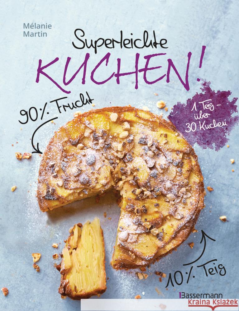 Superleichte Kuchen! 90% Frucht, 10% Teig. Über 30 einfache Kuchenrezepte mit einem Grundteig Martin, Mélanie 9783809447399