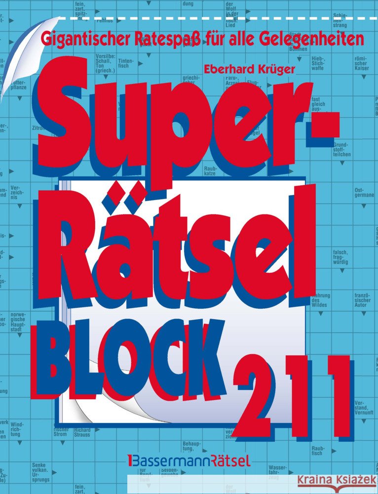 Superrätselblock 211 Krüger, Eberhard 9783809448358