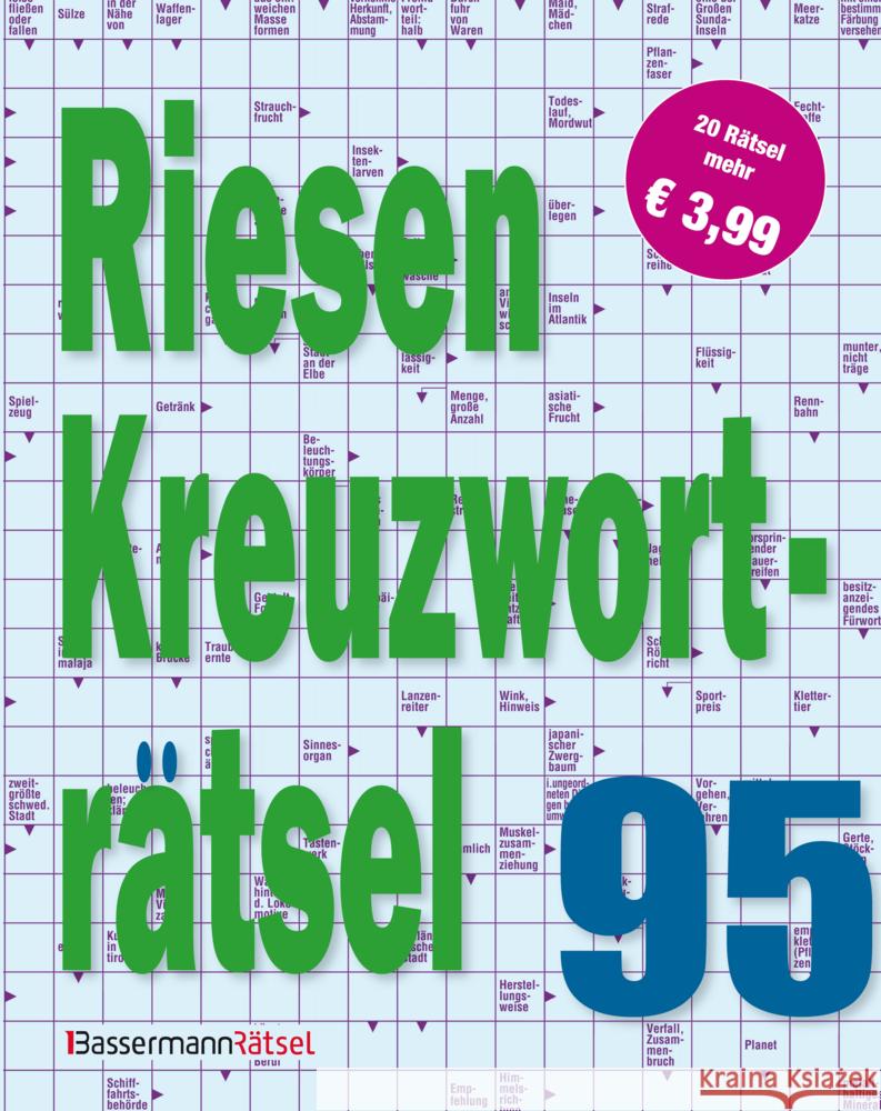 Riesen-Kreuzworträtsel 95 Krüger, Eberhard 9783809448433