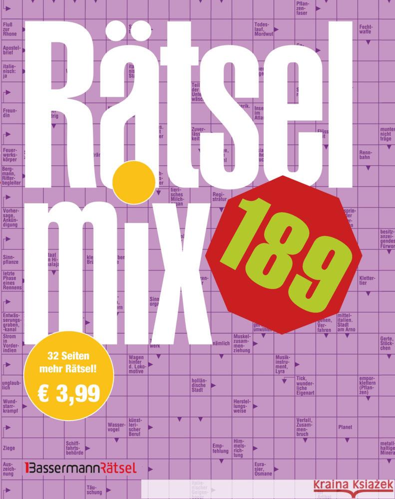 Rätselmix 189 Krüger, Eberhard 9783809448501