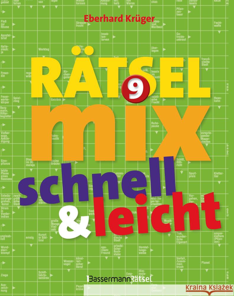 Der große Rätselmix - schnell und leicht 9 Krüger, Eberhard 9783809448808