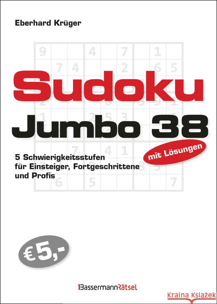 Sudokujumbo 38 Krüger, Eberhard 9783809448884