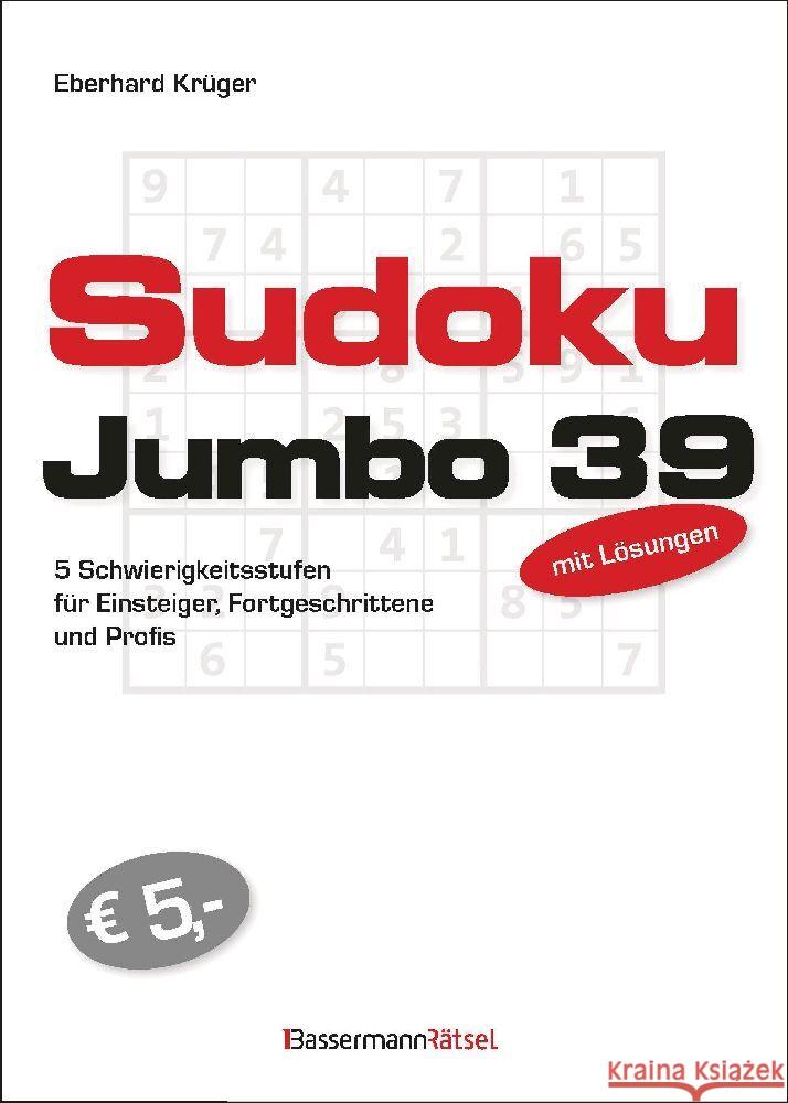 Sudokujumbo 39 Krüger, Eberhard 9783809448891