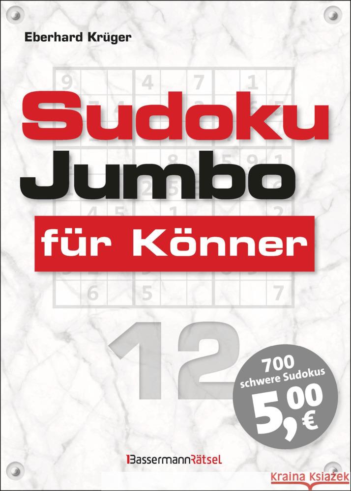 Sudokujumbo für Könner 12 Krüger, Eberhard 9783809448907 Bassermann