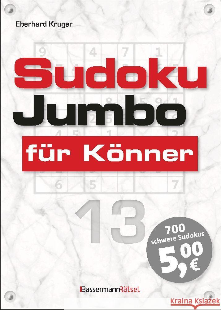 Sudokujumbo für Könner 13 Krüger, Eberhard 9783809448914