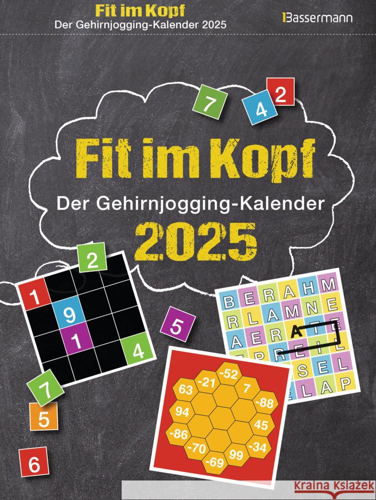 Fit im Kopf - der Gehirnjogging-Kalender 2025. Jeden Tag Denksport mit dem beliebten Abreißkalender Krüger, Eberhard 9783809449195