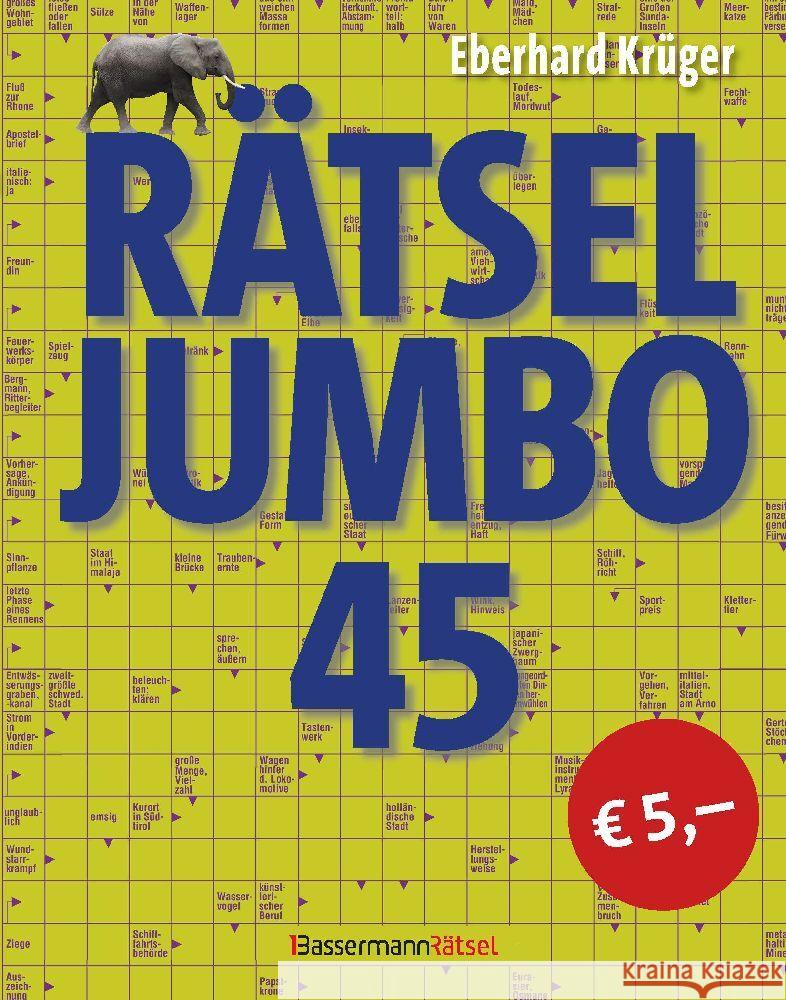 Rätseljumbo 45 Krüger, Eberhard 9783809449768