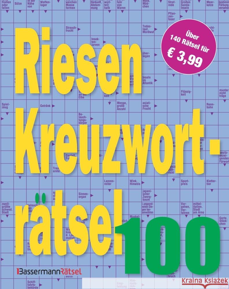Riesen-Kreuzworträtsel 100 Krüger, Eberhard 9783809450665
