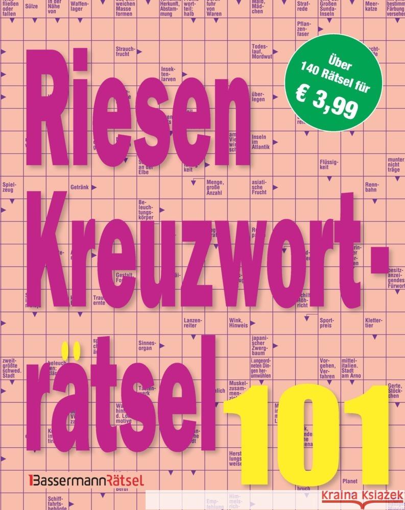 Riesen-Kreuzworträtsel 101 Krüger, Eberhard 9783809450672