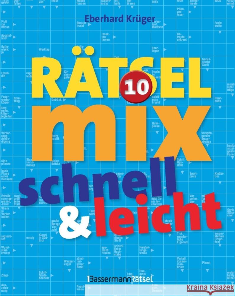 Der große Rätselmix - schnell und leicht 10 Krüger, Eberhard 9783809450818