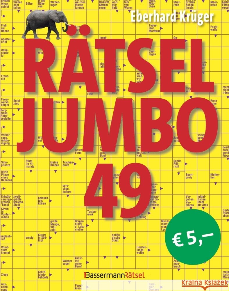 Rätseljumbo 49 Krüger, Eberhard 9783809450863