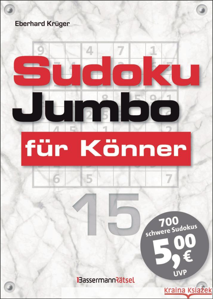 Sudokujumbo für Könner 15 Krüger, Eberhard 9783809451181