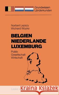 Belgien Niederlande Luxemburg: Politik -- Gesellschaft -- Wirtschaft Norbert Lepszy Wichard Woyke 9783810003775 Vs Verlag Fur Sozialwissenschaften