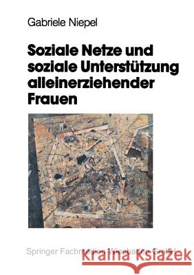 Soziale Netze Und Soziale Unterstützung Alleinerziehender Frauen: Eine Empirische Studie Niepel, Gabriele 9783810012937 Vs Verlag Fur Sozialwissenschaften