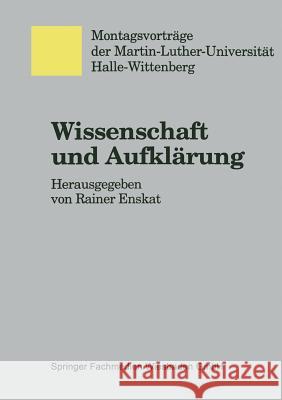 Wissenschaft Und Aufklärung Enskat, Rainer 9783810017123 Vs Verlag Fur Sozialwissenschaften