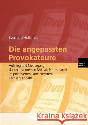 Die Angepassten Provokateure Everhard Holtmann 9783810029737