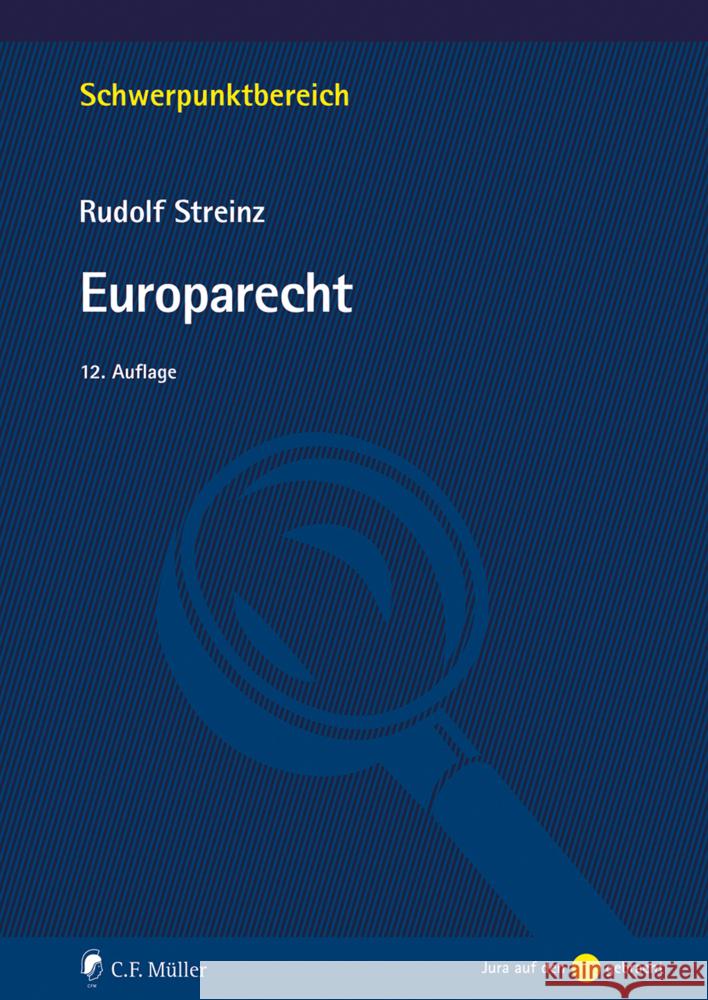 Europarecht Streinz, Rudolf 9783811458338