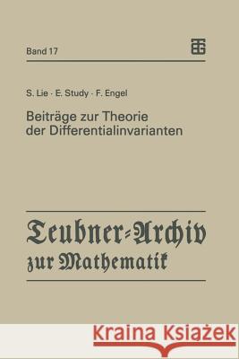 Beiträge Zur Theorie Der Differentialinvarianten Czichowski, Günter 9783815420355 Vieweg+teubner Verlag