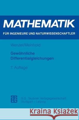 Gewöhnliche Differentialgleichungen Wenzel, Horst 9783815420430