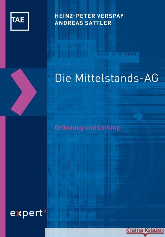 Die Mittelstands-AG Verspay, Heinz-Peter, Sattler, Andreas 9783816934134