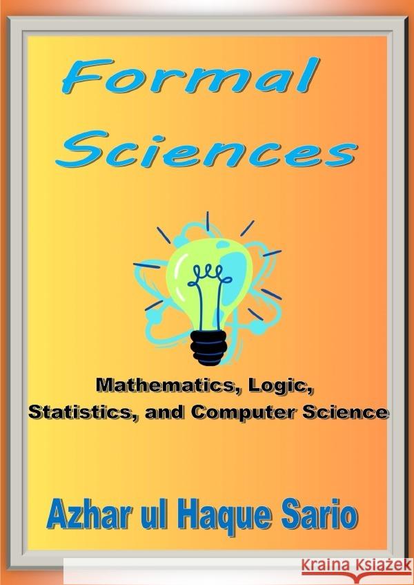Formal Sciences Sario, Azhar ul Haque 9783818725280