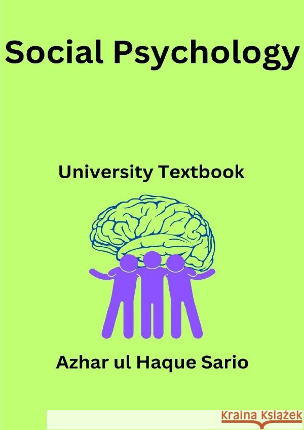Social Psychology Sario, Azhar ul Haque 9783818728304