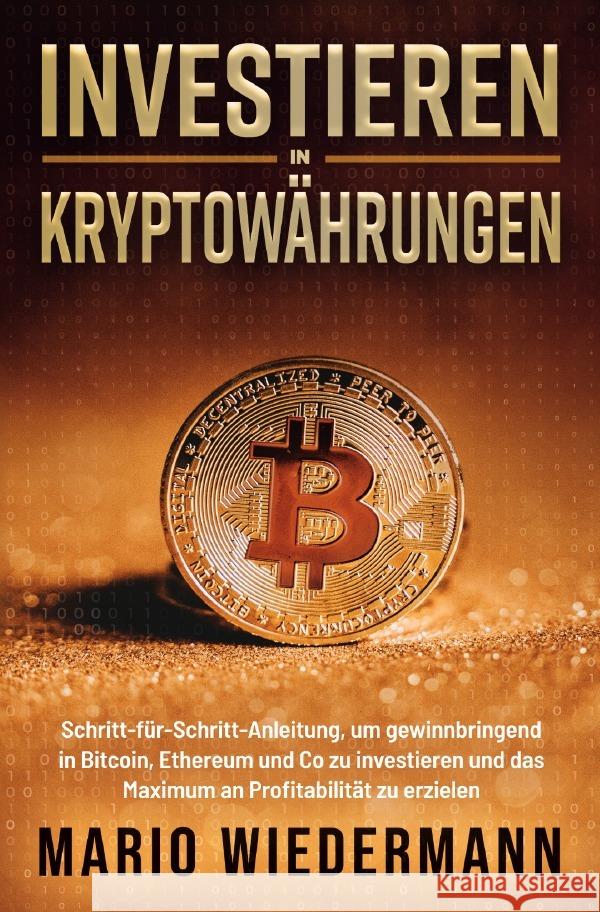 Investieren in Kryptowährungen J., Marvin 9783818737078