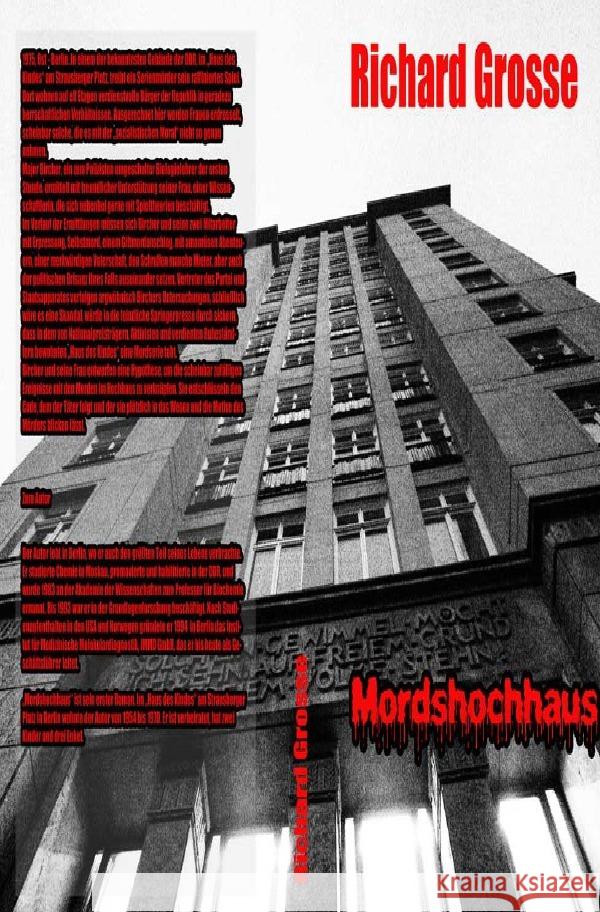 Mordshochhaus Grosse, Richard 9783818747367