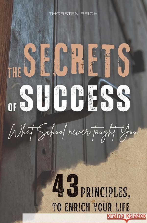 THE SECRETS OF SUCCESS Reich, Thorsten 9783818748784