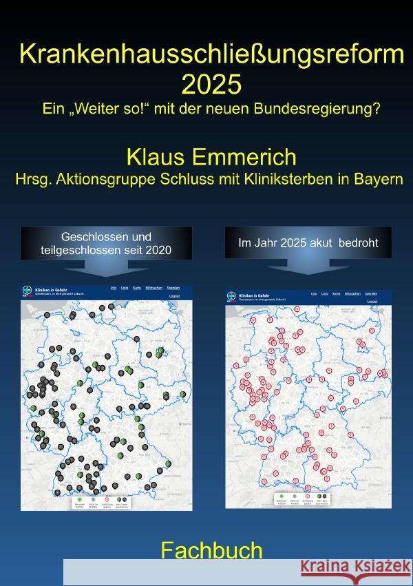Krankenhausschließungsreform 2025 Emmerich, Klaus 9783819062575