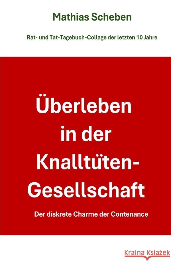 Überleben in der Knalltüten-Gesellschaft Scheben, Mathias 9783819065514