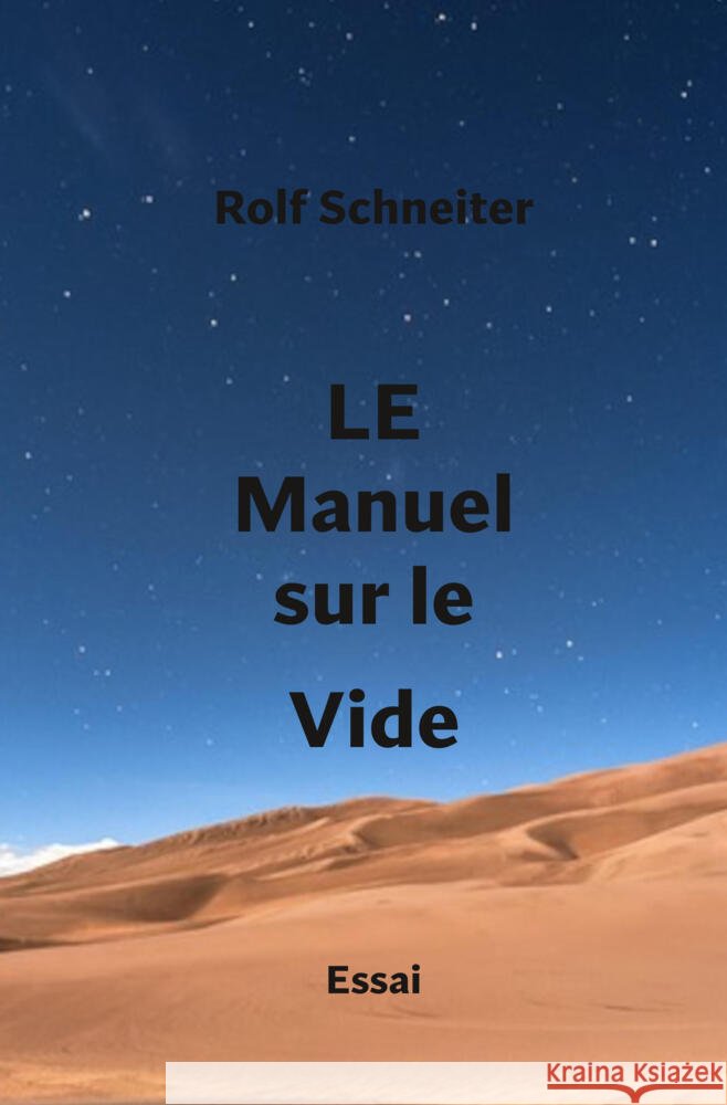 LE Manuel sur le Vide Schneiter, Rolf 9783819420054