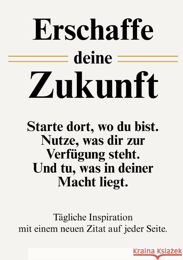 Erschaffe deine Zukunft Visions, Next 9783819726965