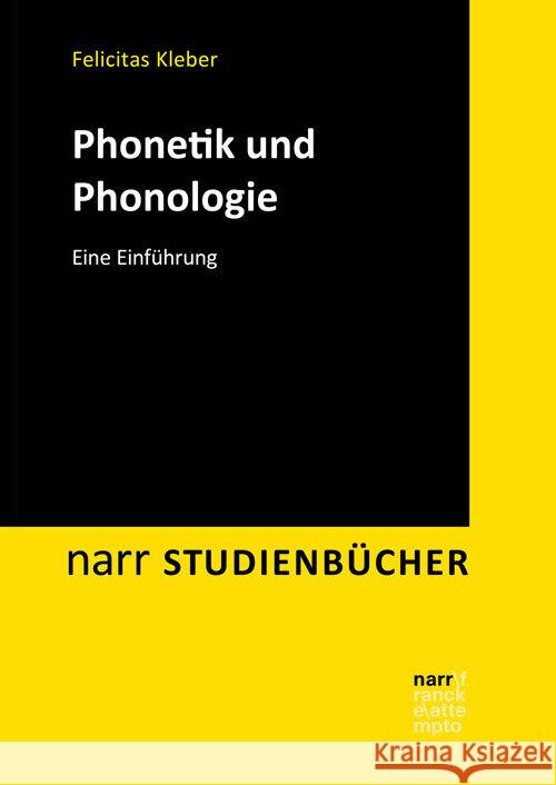 Phonetik und Phonologie Kleber, Felicitas 9783823383376