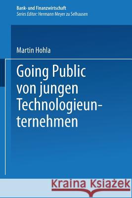 Going Public Von Jungen Technologieunternehmen Martin Hohla 9783824471232 Deutscher Universitatsverlag