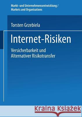 Internet-Risiken: Versicherbarkeit Und Alternativer Risikotransfer Torsten Grzebiela 9783824477548 Deutscher Universitatsverlag