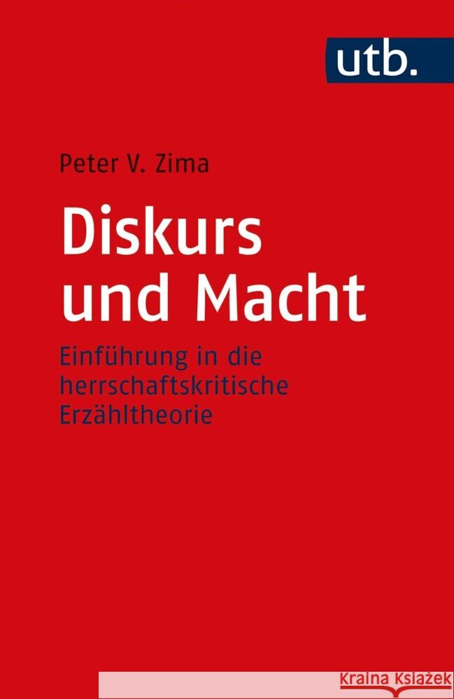 Diskurs und Macht Zima, Peter V. 9783825258306 Barbara Budrich