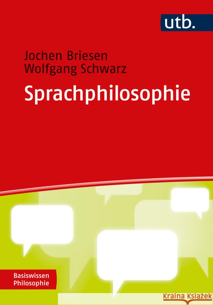 Sprachphilosophie Briesen, Jochen, Schwarz, Wolfgang 9783825262945