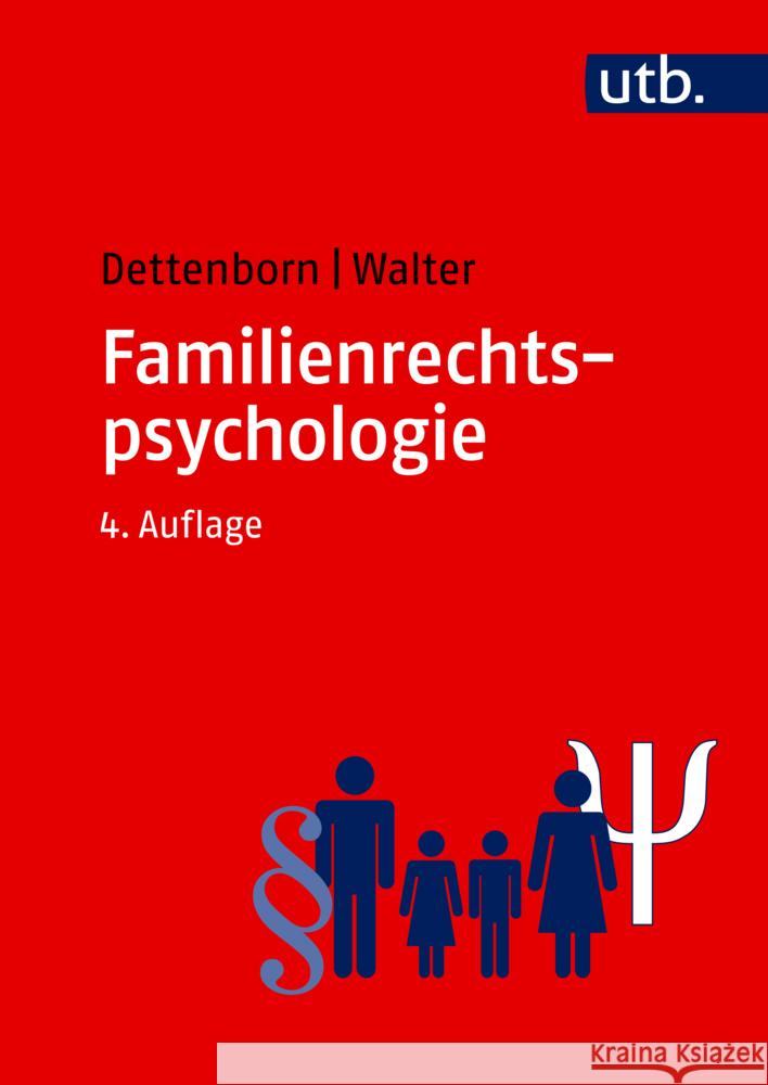 Familienrechtspsychologie Dettenborn, Harry, Walter, Eginhard 9783825288112