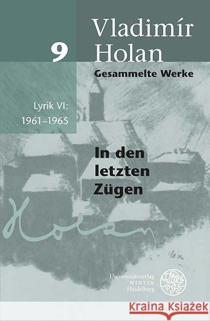 Gesammelte Werke / Band 9: Lyrik VI: 1961-1965 Holan, Vladimir 9783825346713
