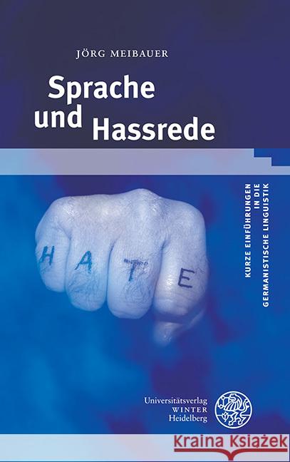 Sprache Und Hassrede Meibauer, Jorg 9783825349592