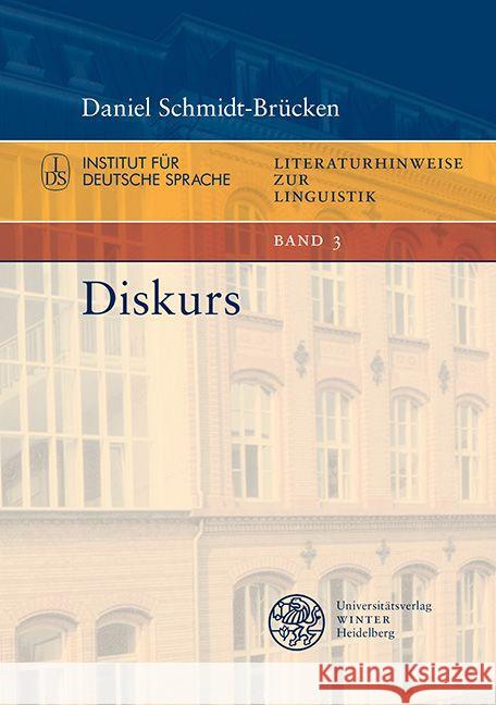 Diskurs Schmidt-Brücken, Daniel 9783825366018