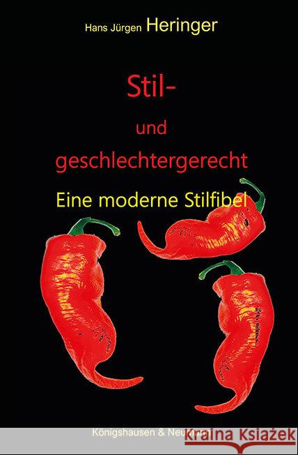 Stil- und geschlechtergerecht Heringer, Hans Jürgen 9783826082115