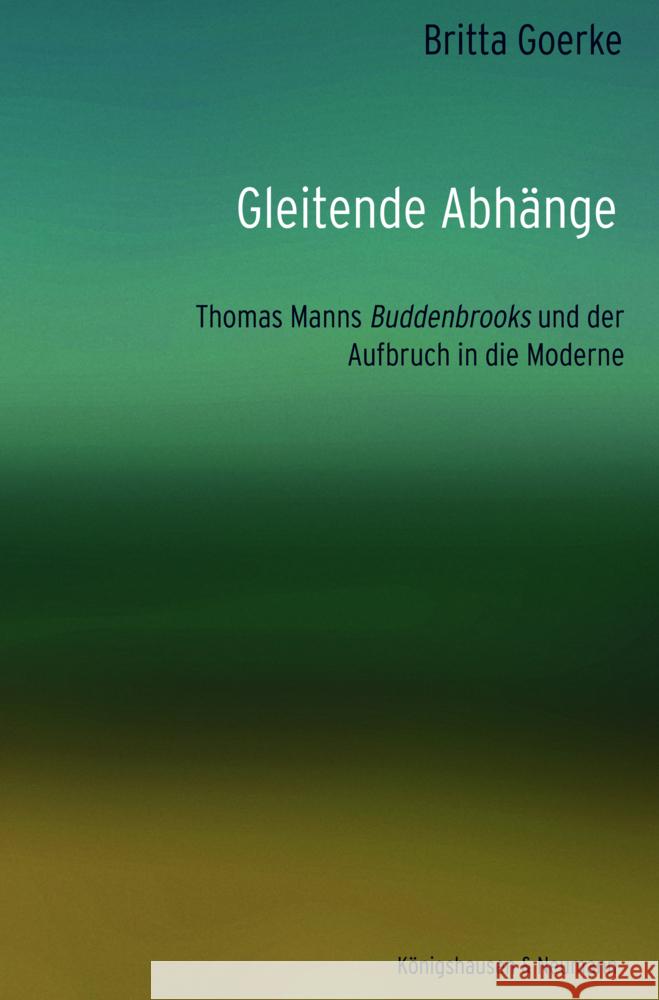 Gleitende Abhänge Goerke, Britta 9783826089985