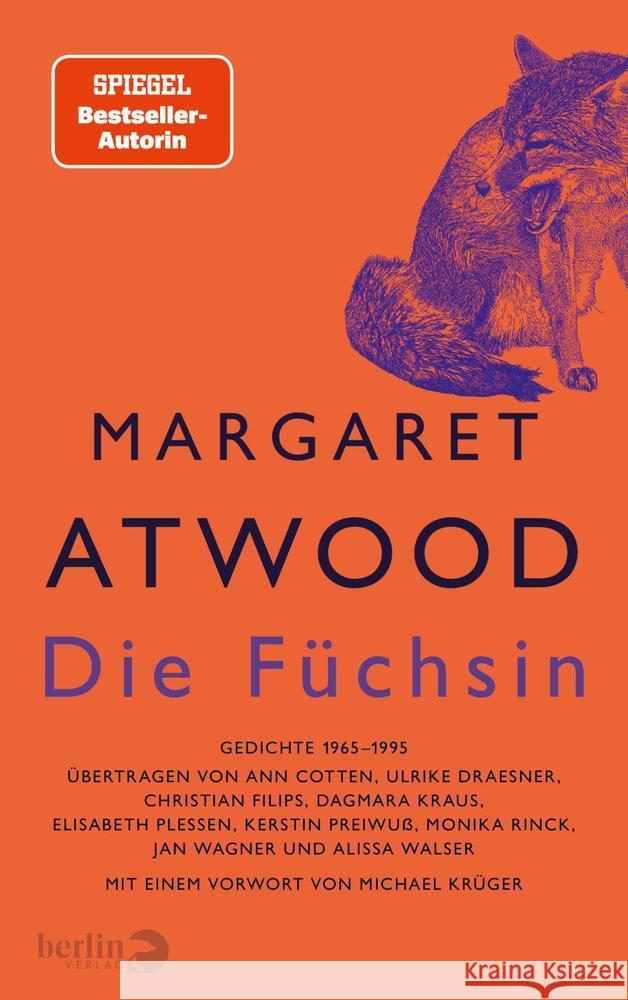 Die Füchsin Atwood, Margaret 9783827013866 Berlin Verlag