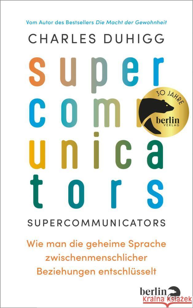 Supercommunicators Duhigg, Charles 9783827014450