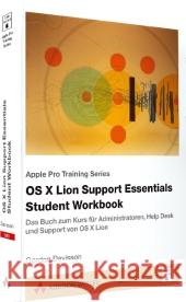 OS X Lion Support Essentials Workbook Davisson, Gordon 9783827331304