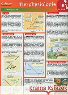 Lerntafel: Tierphysiologie Im Überblick Jarosch, Birgit 9783827421357