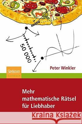 Mehr Mathematische Rätsel Für Liebhaber Filk, Thomas 9783827423498 Spektrum Akademischer Verlag