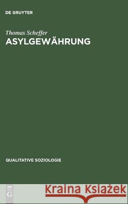 Asylgewährung Thomas Scheffer 9783828201651